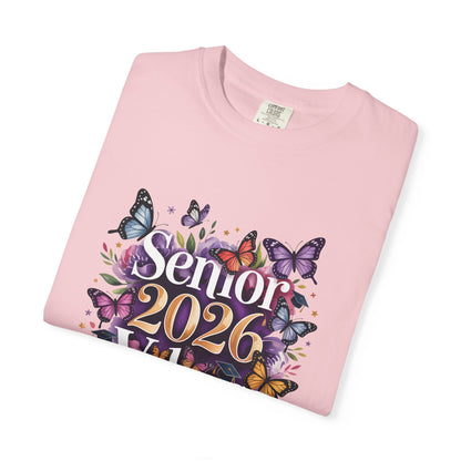 Senior 2026 Vibes T-Shirt | Butterfly Graduation Design