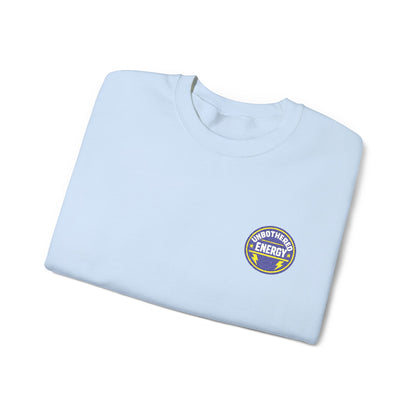 Unbothered Energy embroidered sweatshirt | Funny Slogan Crewneck