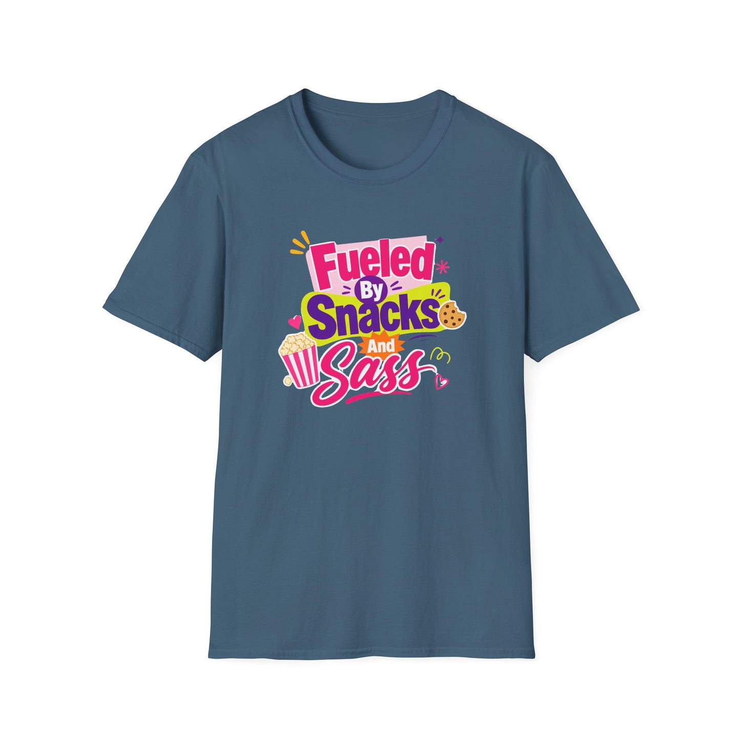Fueled by Snacks and Sass T-Shirt | Snack Quote Tee