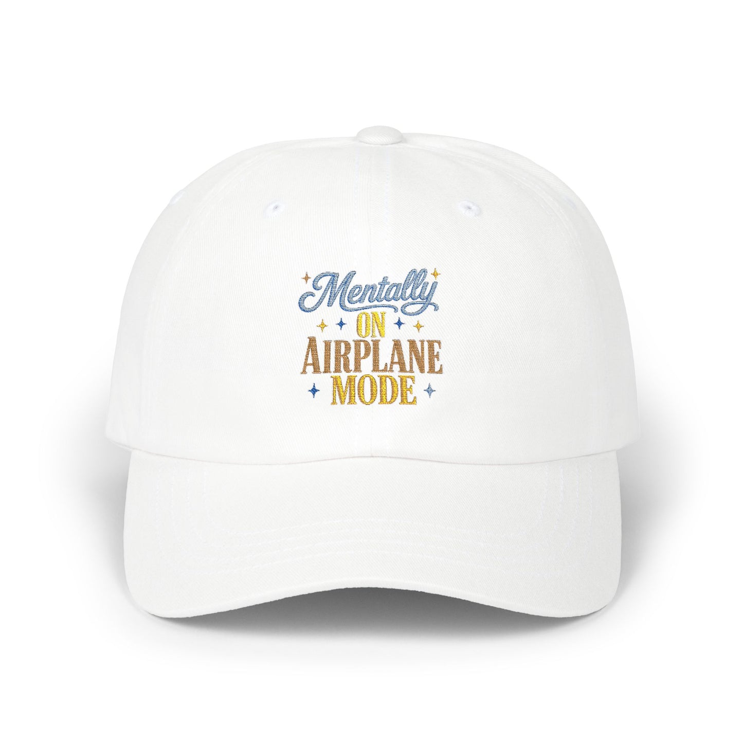 Mentally On Airplane Mode Dad Cap | Mental Health Humor