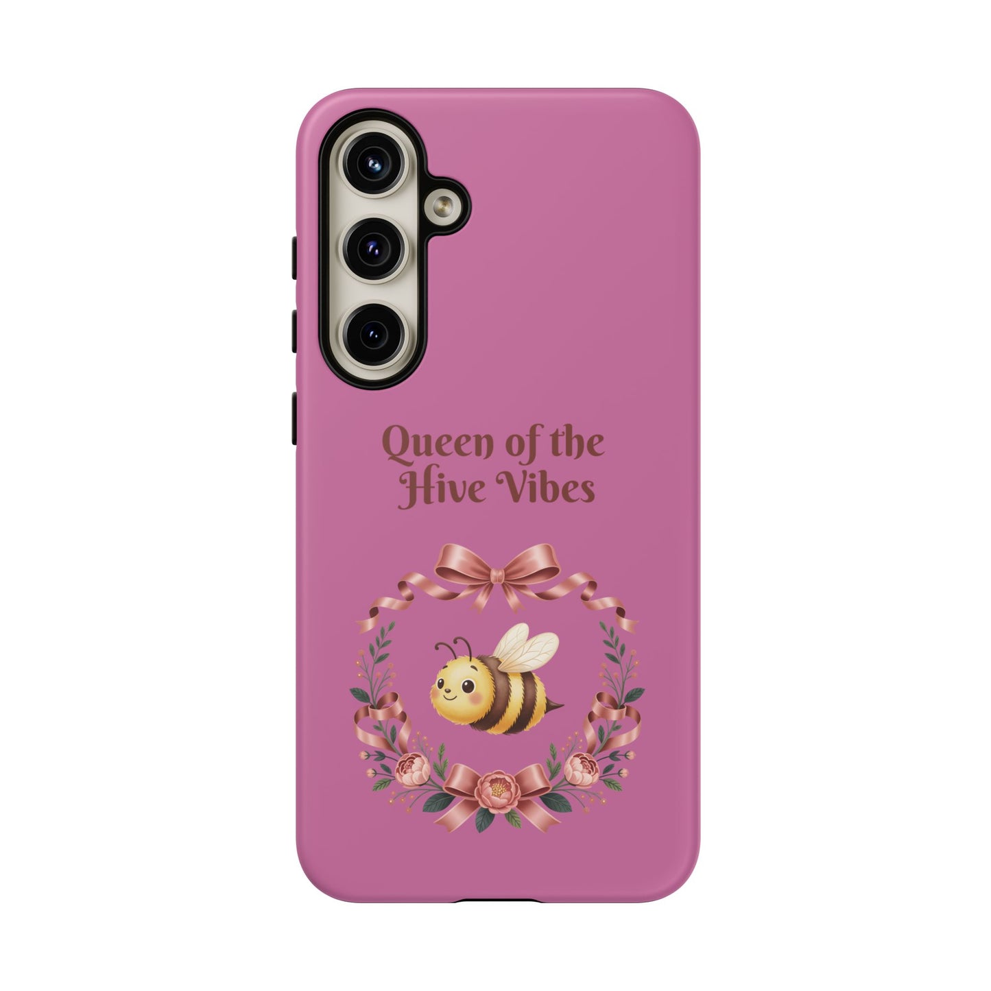 Queen of the Hive Bee Phone Case | Cute Floral Bee iPhone Case