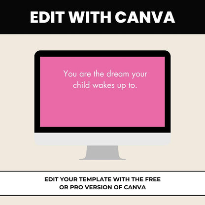 Single Mom Quotes Canva Template: 90 Social Media Posts (Digital Download