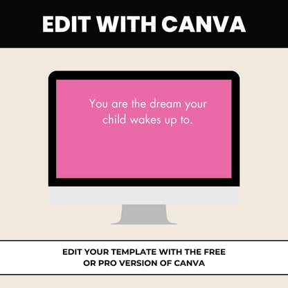 Single Mom Quotes Canva Template: 90 Social Media Posts (Digital Download