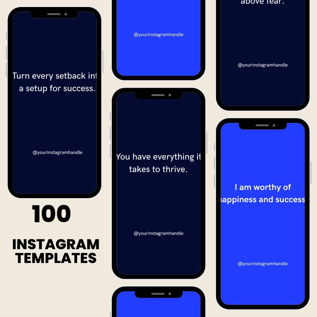 100 Graduation Quotes & Affirmations Templates: Canva Editable (Digital Download)