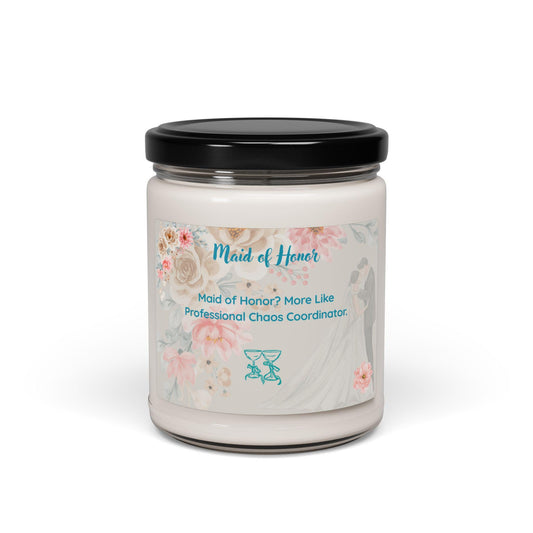 Maid of Honor Proposal, Maid of Honor Scented Candle, Perfect Gift for Weddings, Bridal Showers, Relaxation, Floral Fragrance