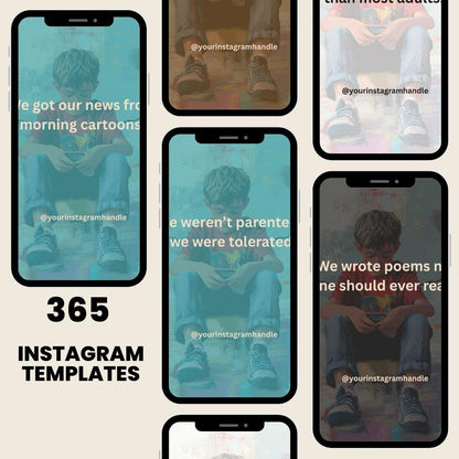 Gen X Quote Templates: Daily Inspiration, Canva Social Media Posts (PDF Download)