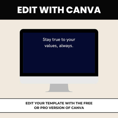 Graduation Quotes & Affirmations Templates: Canva Editable (Digital Download)