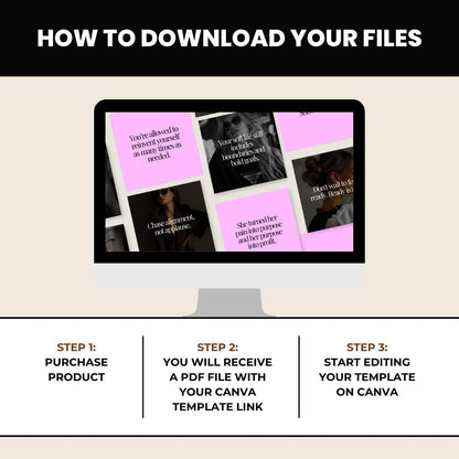 100 Empowering Quotes for Women - Instant Download, Editable Canva Template, Women Encouragement
