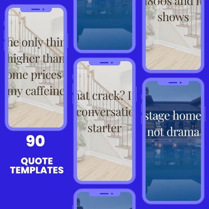 Realtor Humor Quotes Bundle: Editable Canva Templates (Digital Download)