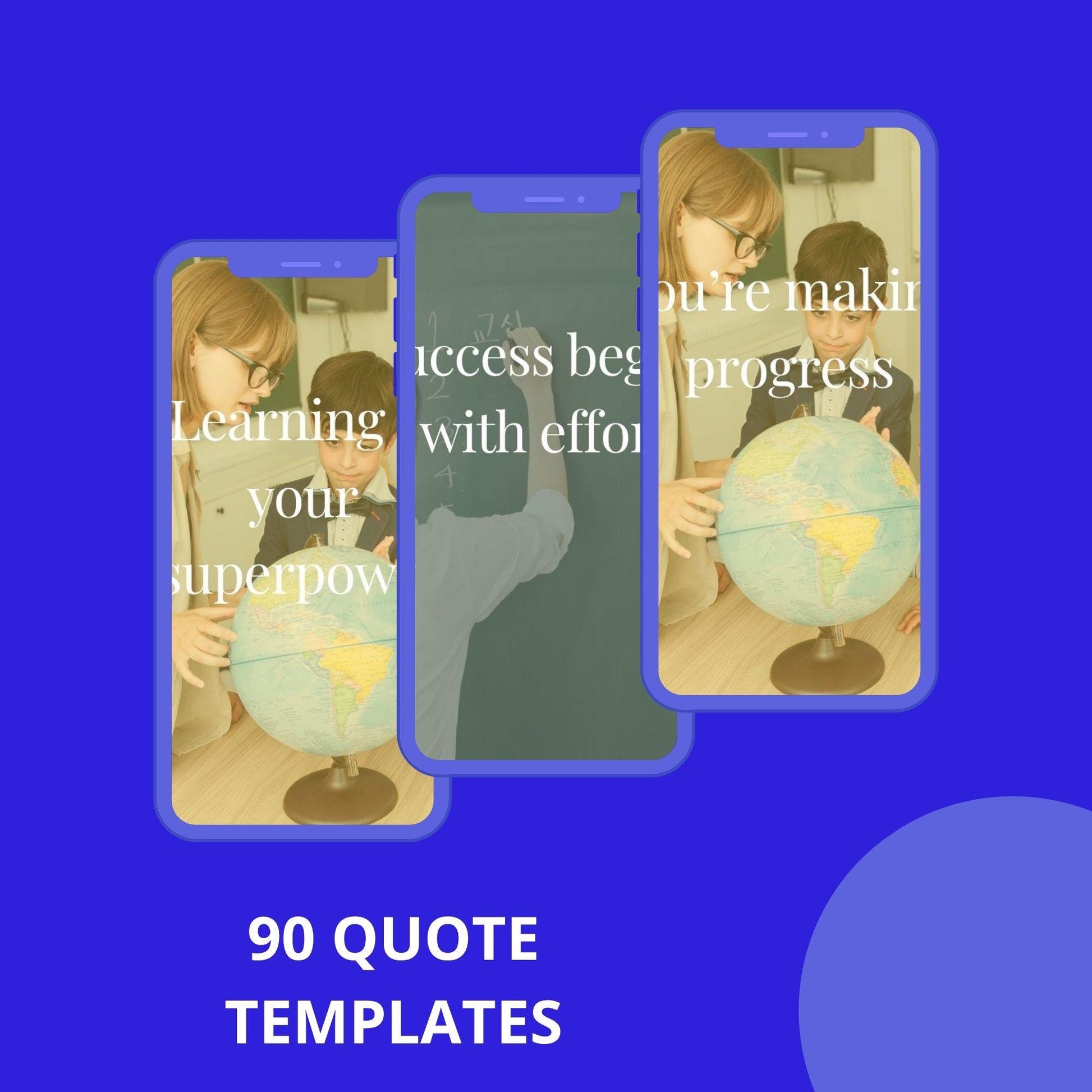 90 Inspirational Teacher Encouragement Quotes | Classroom Wall Decor | Positive Affirmation Signs | Canva Templates