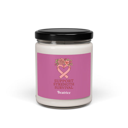 Support Strength Survival Scented Soy Candle: Wellness Gift, 50-60 Hour Burn