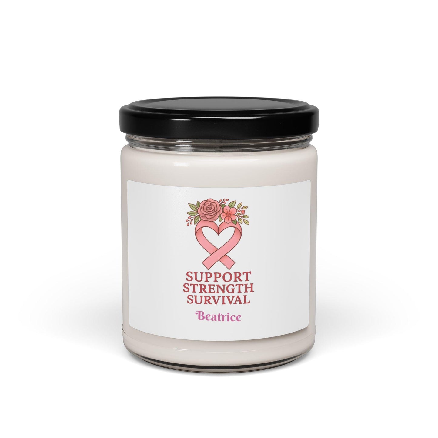 Scented Soy Candle: Support, Strength, Survival - Wellness Gift