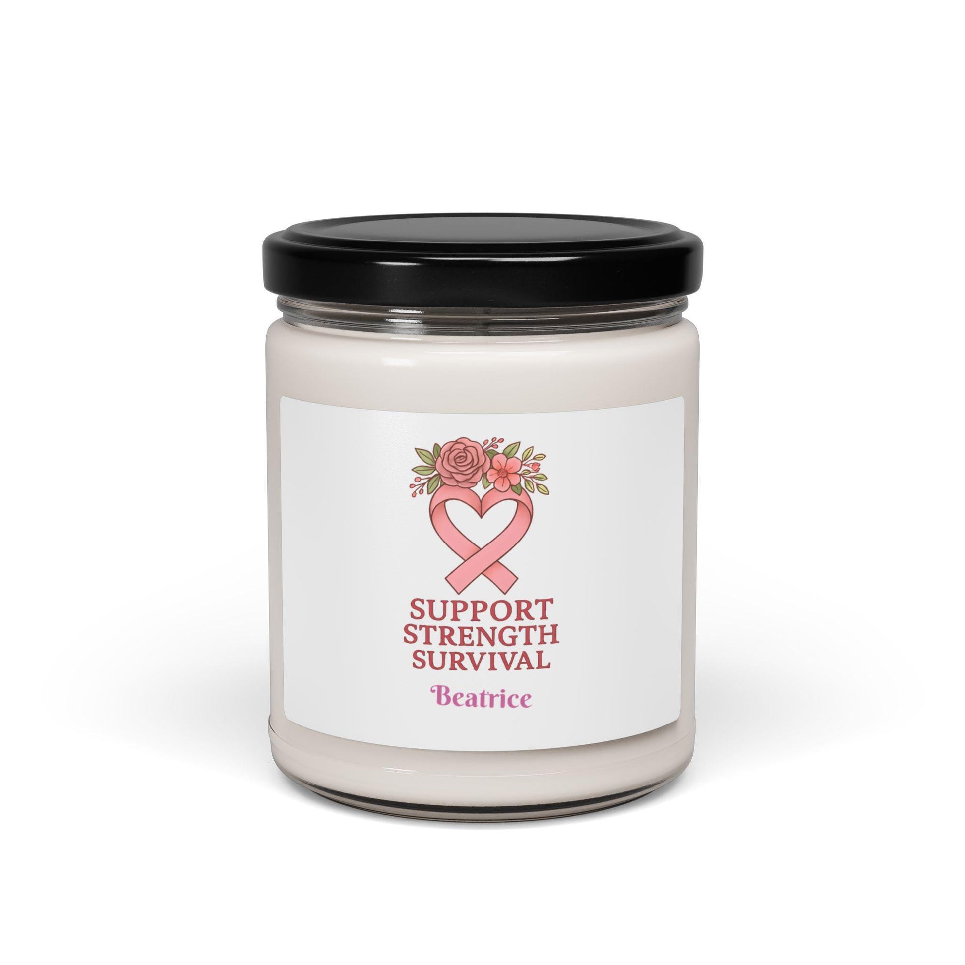 Scented Soy Candle: Support, Strength, Survival - Wellness Gift