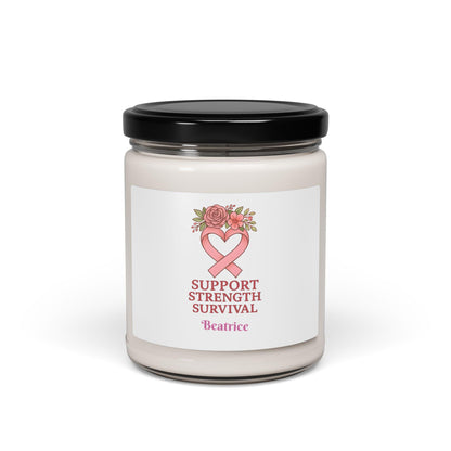 Scented Soy Candle: Support, Strength, Survival - Wellness Gift