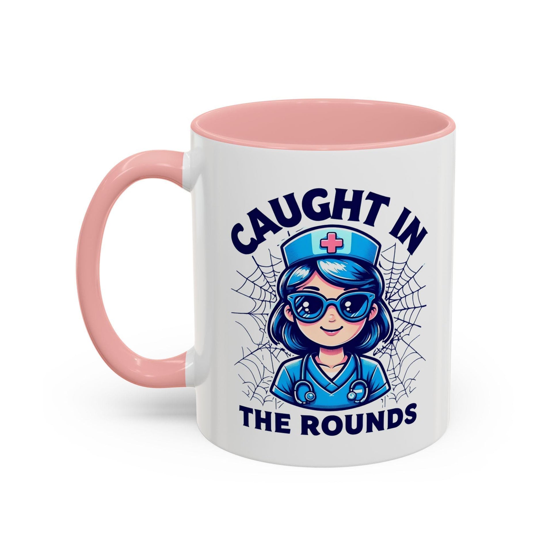 Nurse Coffee Mug: Fun Spider Design - Healthcare Appreciation Gift