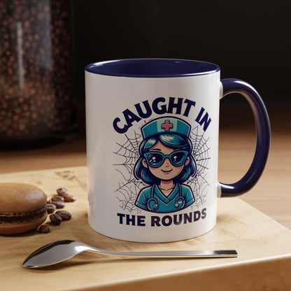 Nurse Coffee Mug: Fun Spider Design - Healthcare Appreciation Gift