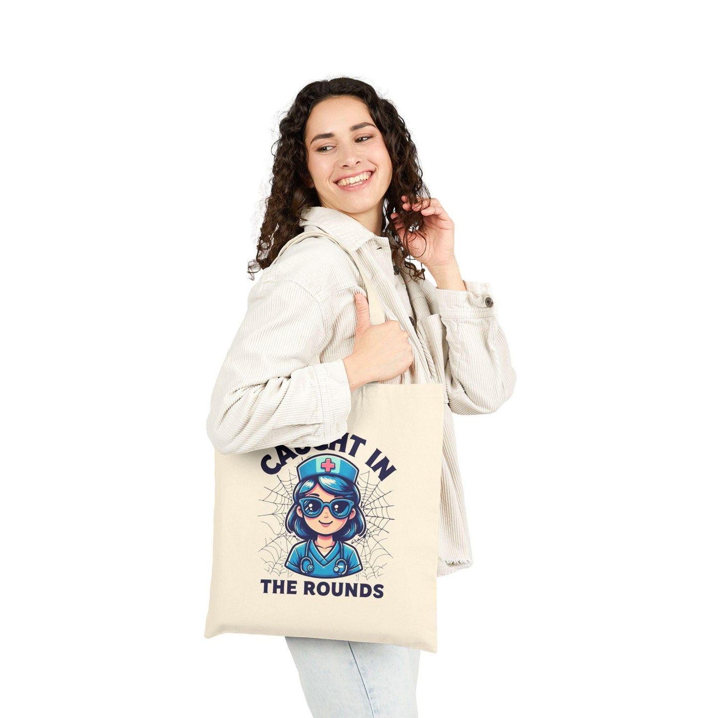 Personalized Nurse Tote Bag: Cotton Canvas Doctor Gift