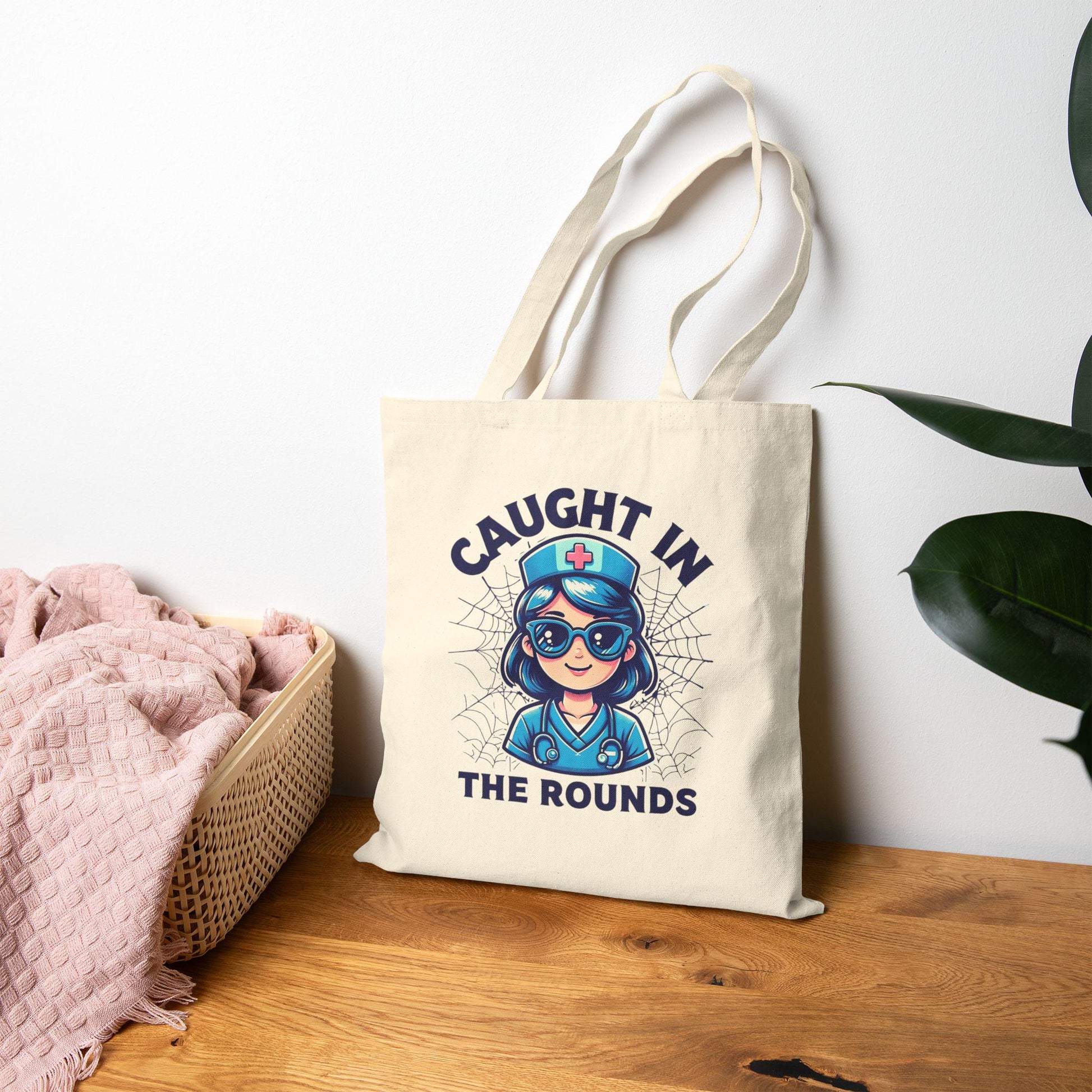 Personalized Nurse Tote Bag: Cotton Canvas Doctor Gift