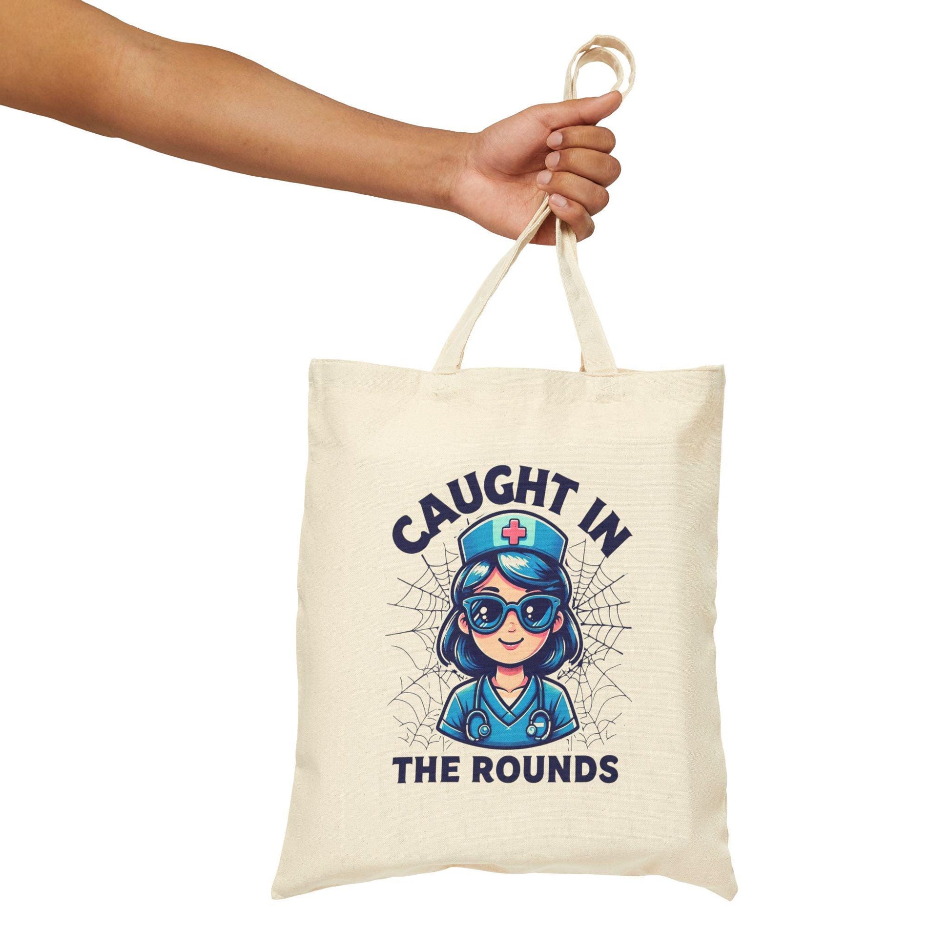 Personalized Nurse Tote Bag: Cotton Canvas Doctor Gift