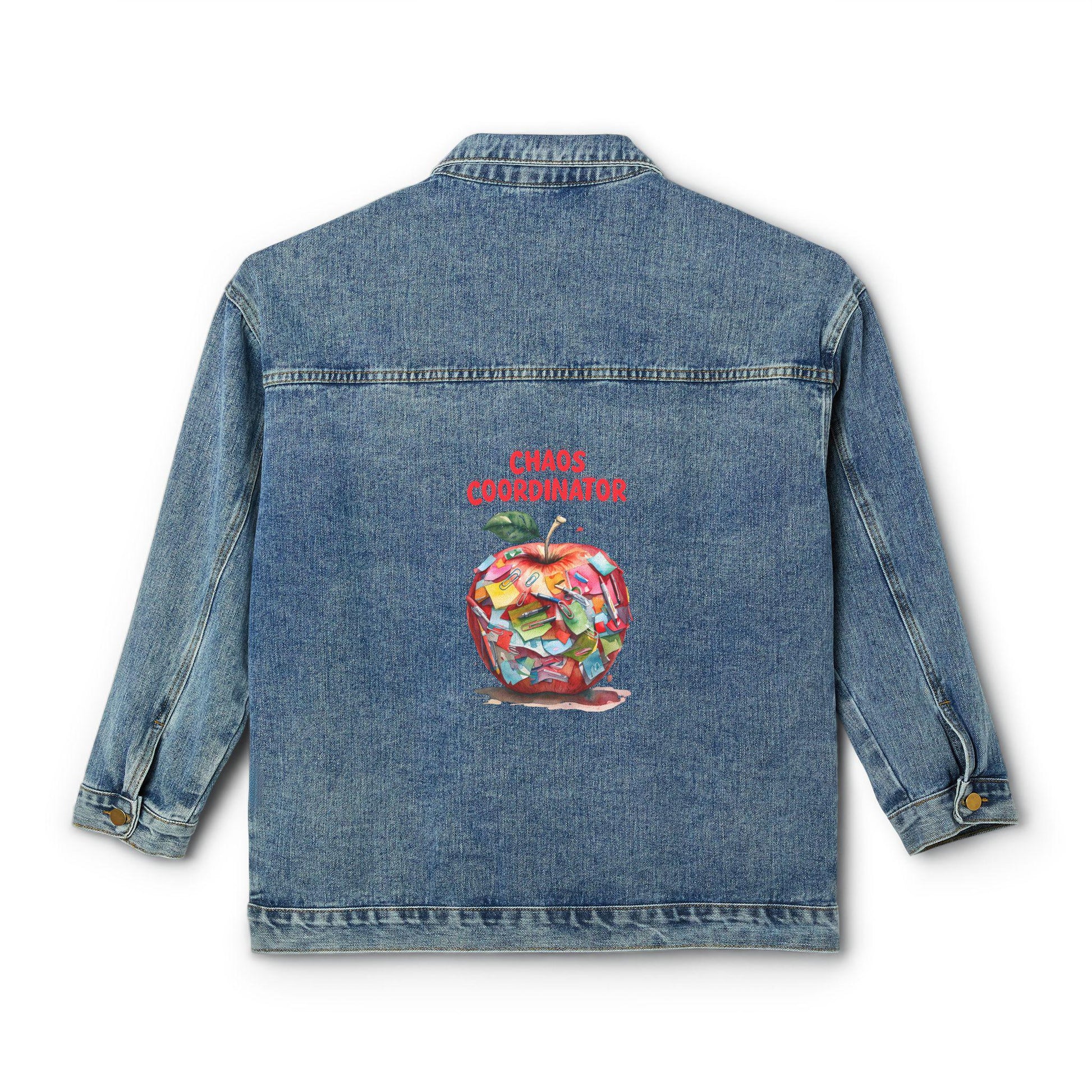 Women's Oversized Denim Jacket: Casual Chic Cotton Blend Outerwear