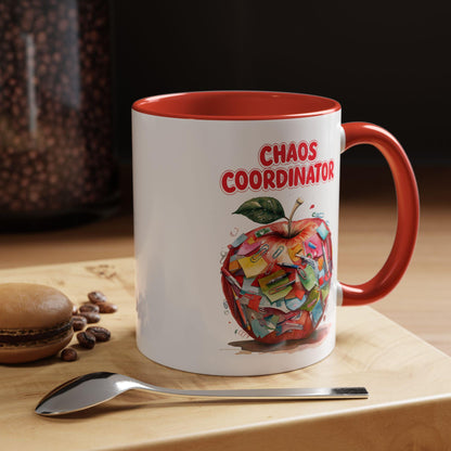 Chaos Coordinator Coffee Mug - Fun Gift for Teachers, Office Decor, Teacher Appreciation, Funny Coffee Cup, Classroom Supplies