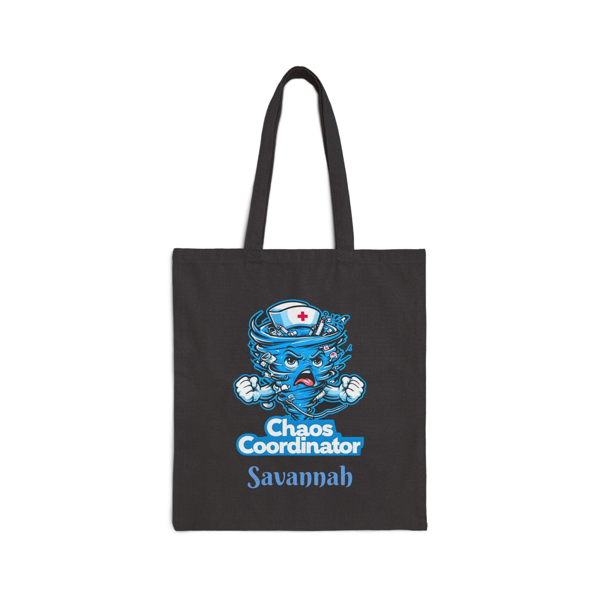 Chaos Coordinator Nurse Tote Bag: Cotton Canvas Shopping Bag