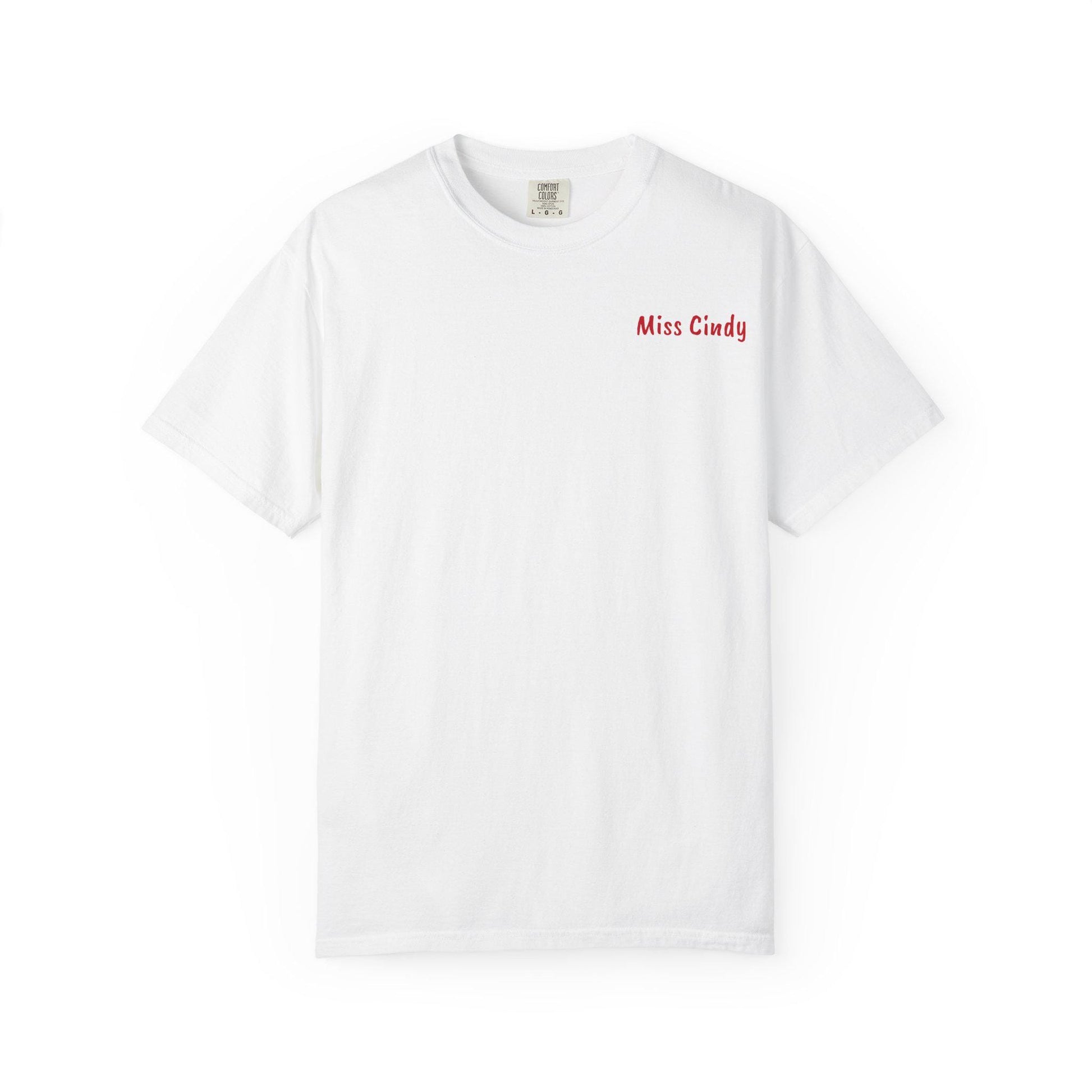 Garment-Dyed Teacher T-Shirt: Chaos Coordinator Design