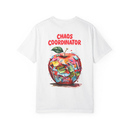 Garment-Dyed Teacher T-Shirt: Chaos Coordinator Design