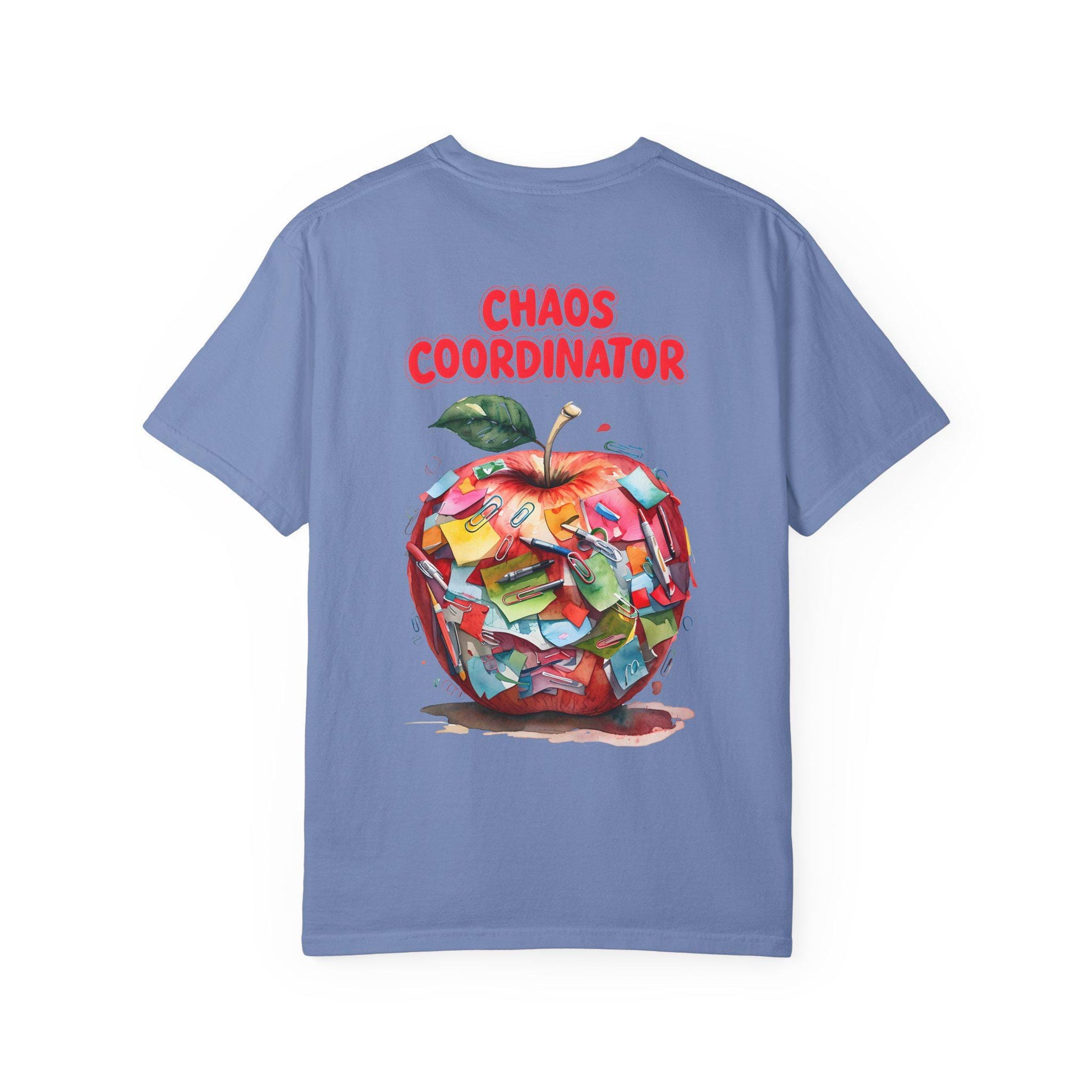 Garment-Dyed Teacher T-Shirt: Chaos Coordinator Design