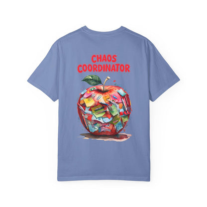 Garment-Dyed Teacher T-Shirt: Chaos Coordinator Design