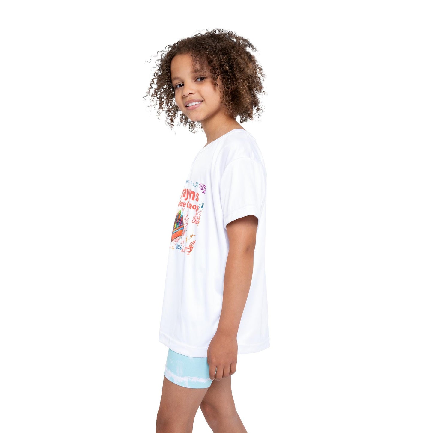 Kids Sports Jersey: Creative Crayons Design - Fun Playwear