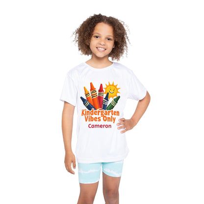 Personalized Kids Sports Jersey: Kindergarten Vibes, Playdate Outfit