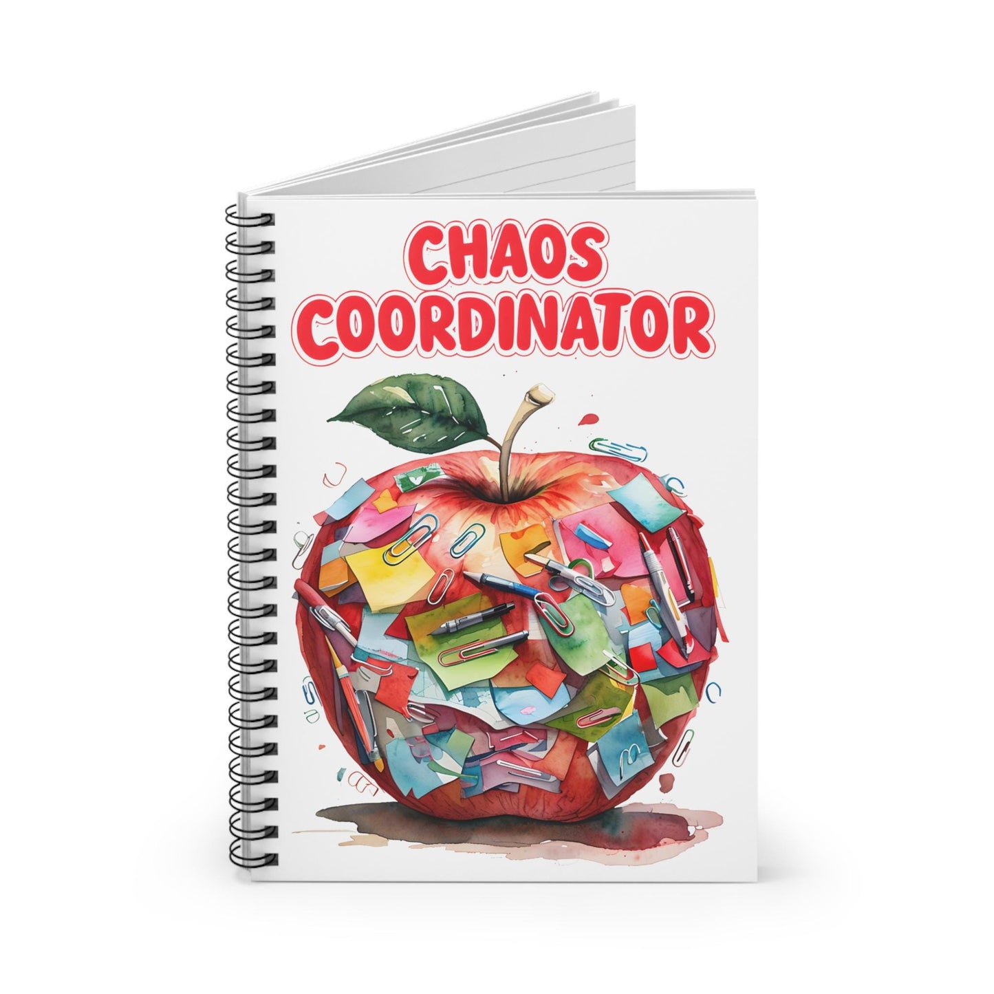 Chaos Coordinator Spiral Notebook - Perfect for Teachers, Students, and Organizers, Back to School, Teacher's Gift, Office Supplies, [...]
