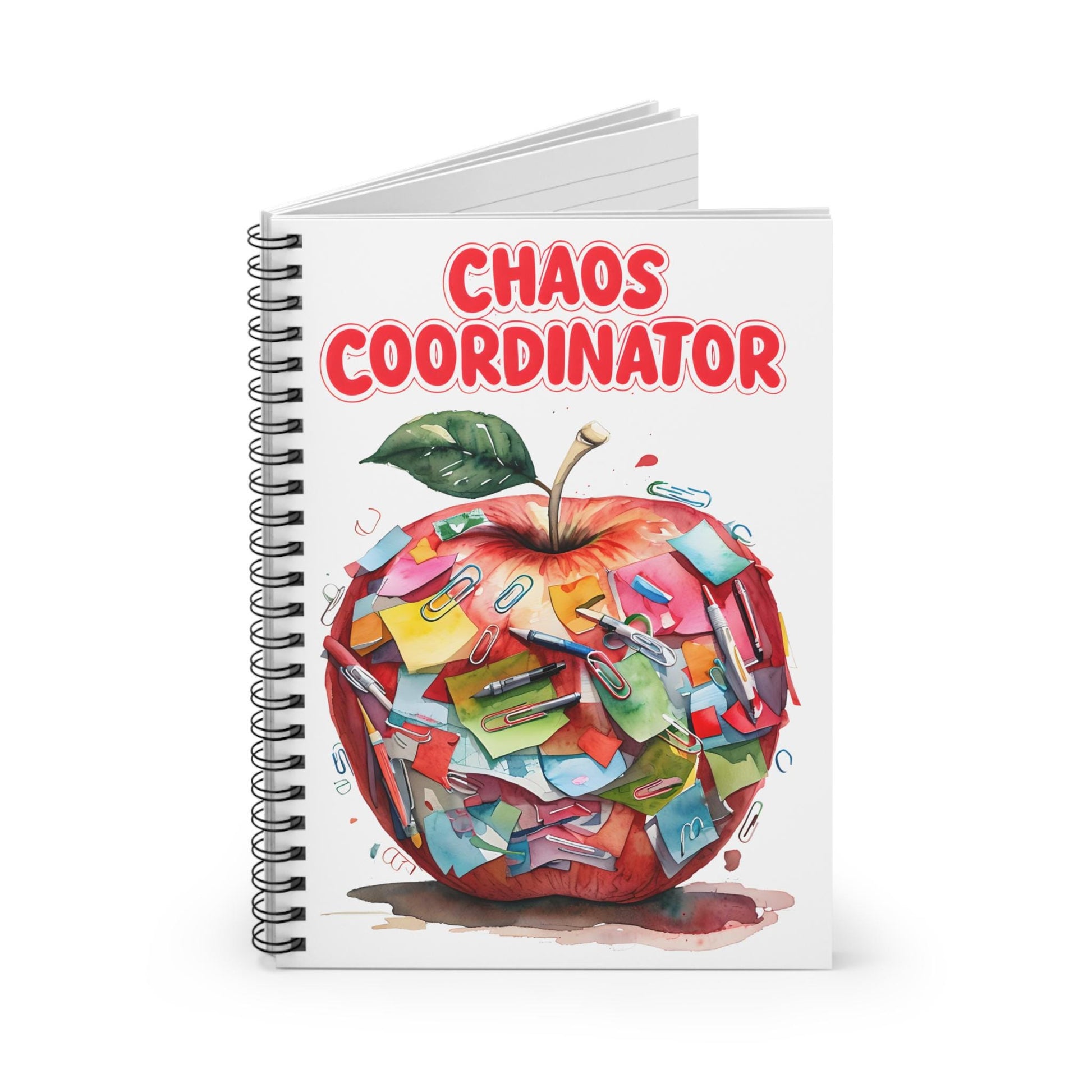 Chaos Coordinator Spiral Notebook - Perfect for Teachers, Students, and Organizers, Back to School, Teacher's Gift, Office Supplies, [...]