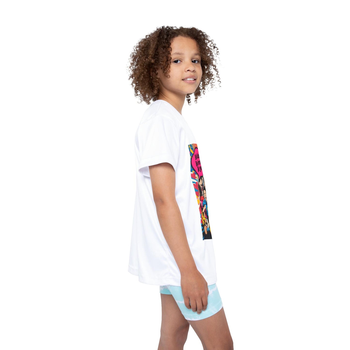 Kids Sports Jersey with Inspirational Message, Fun Activewear for Children, Be Kind Be Brave Be You, Perfect for Birthdays, Sports [...]