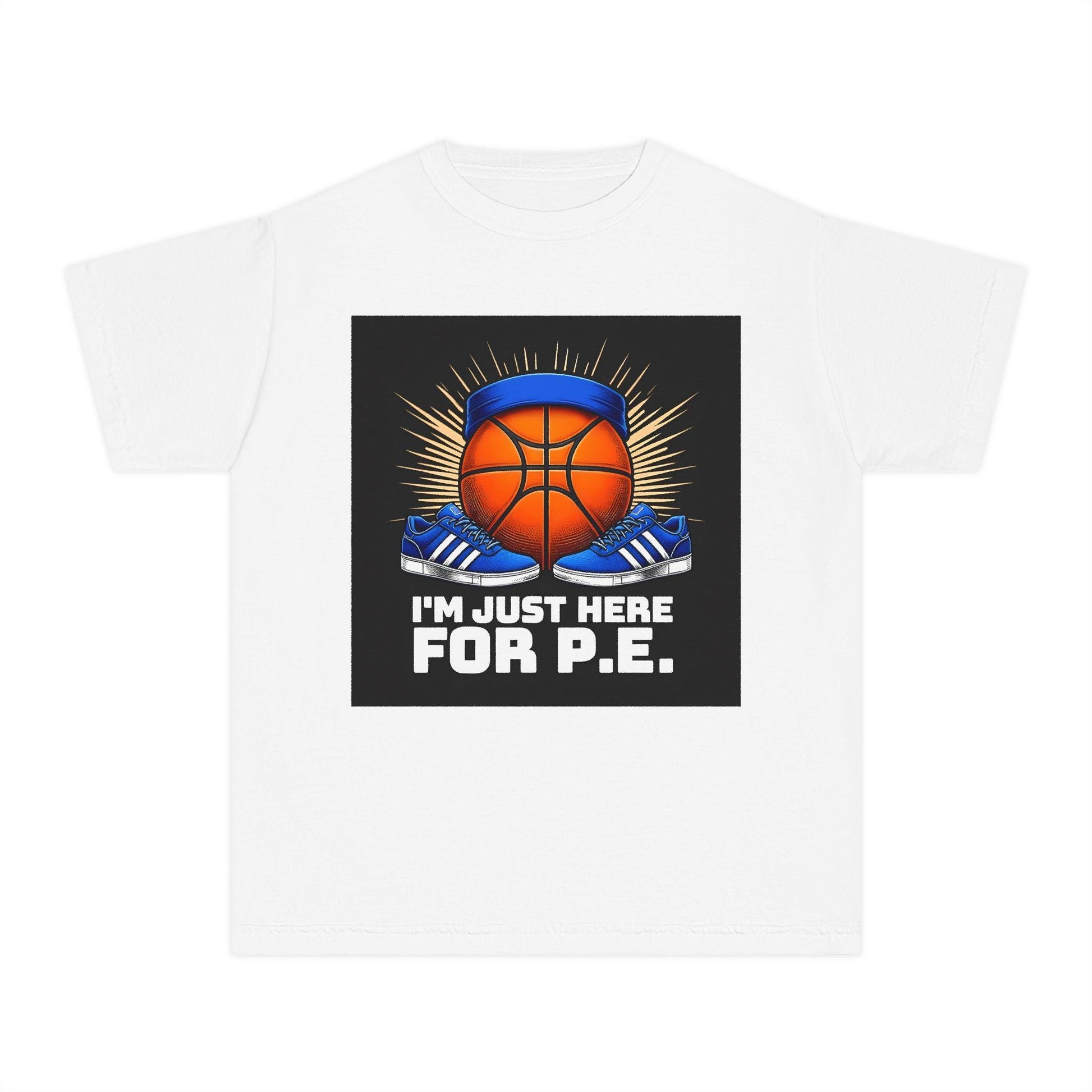 Youth Basketball Graphic Tee: Motivational Kids Sports Shirt