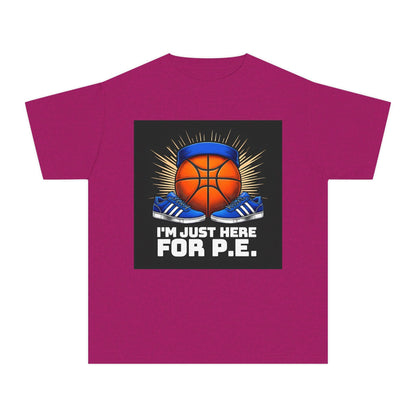 Youth Basketball Graphic Tee: Motivational Kids Sports Shirt