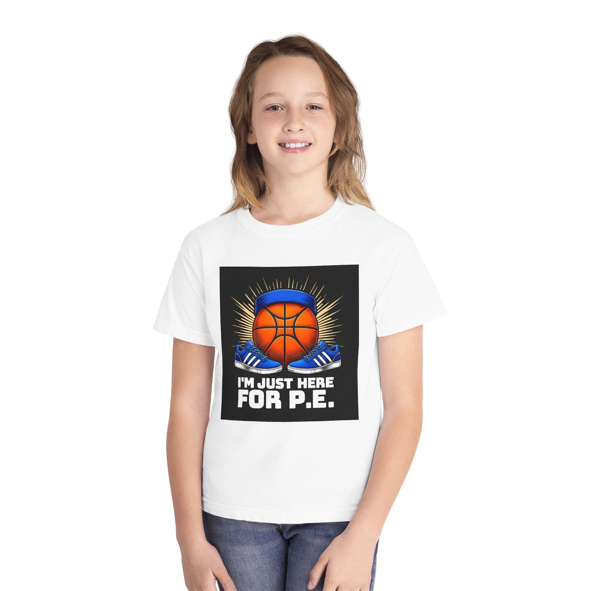 Youth Basketball Graphic Tee: Motivational Kids Sports Shirt