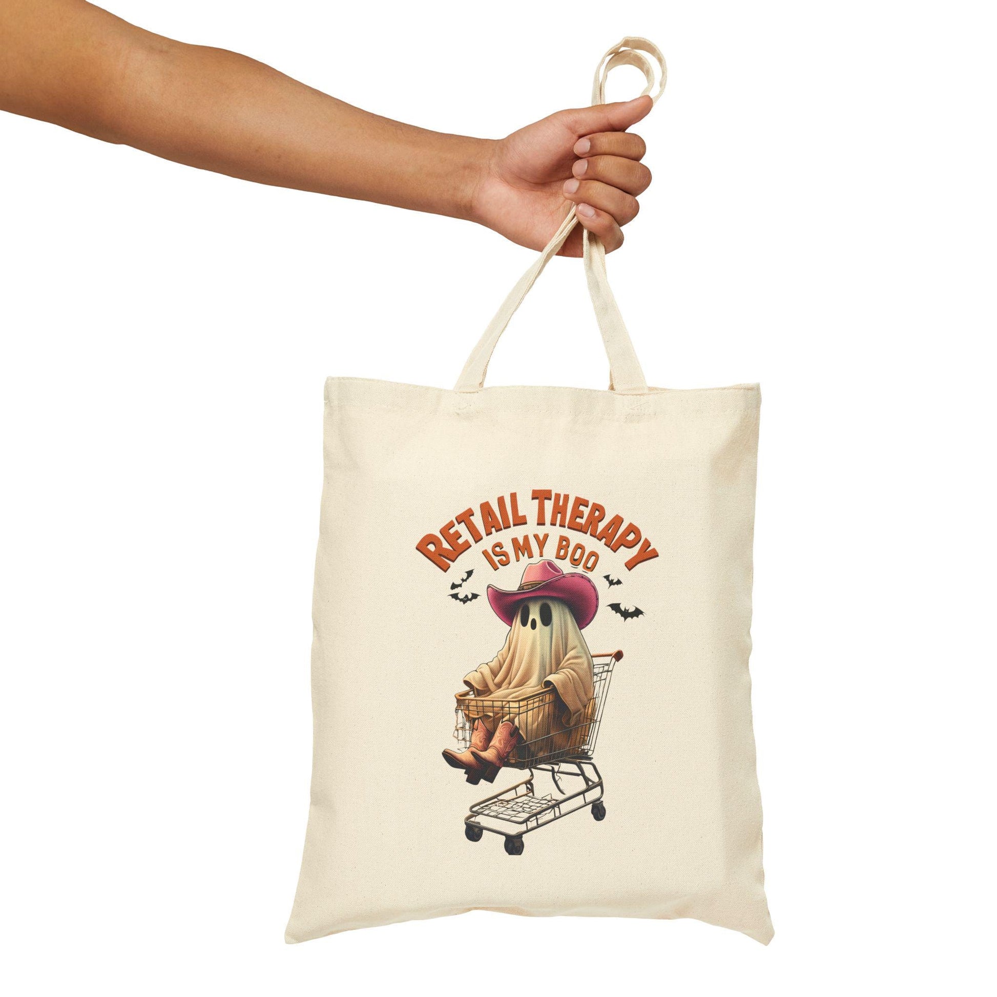 Retail Therapy Cotton Canvas Tote Bag | Cute Shopper Gift, Eco-Friendly Reusable Bag, Fun Grocery Tote, Everyday Carry-All, Shopping [...]