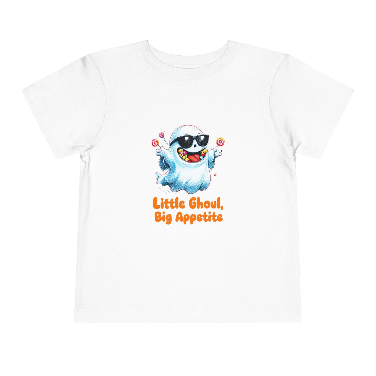 Toddler Halloween T-Shirt: Little Ghoul Big Appetite, Spooky Fun