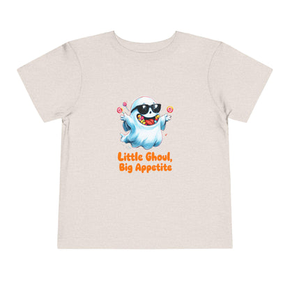 Toddler Halloween T-Shirt: Little Ghoul Big Appetite, Spooky Fun