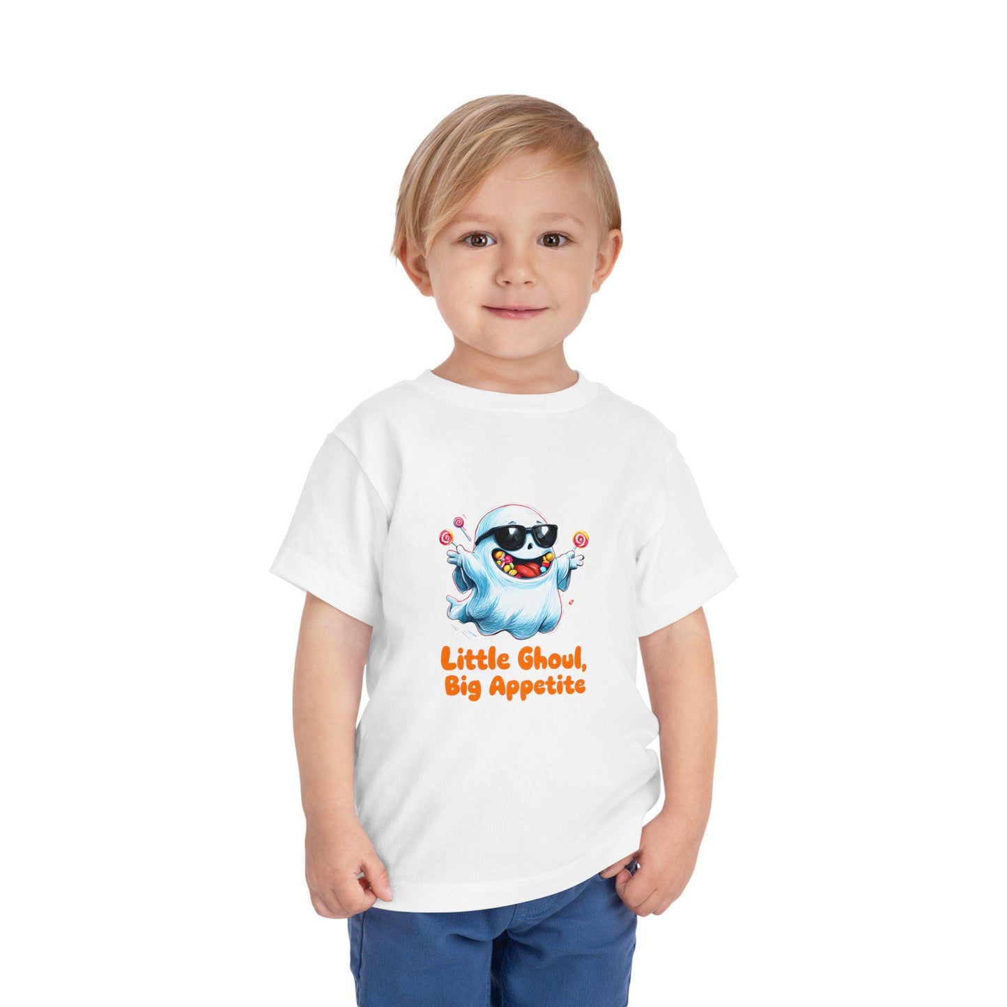 Toddler Halloween T-Shirt: Little Ghoul Big Appetite, Spooky Fun
