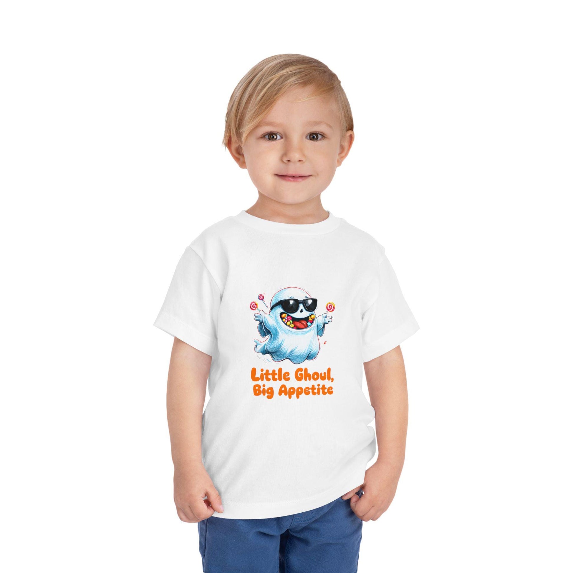 Toddler Halloween T-Shirt: Little Ghoul Big Appetite, Spooky Fun