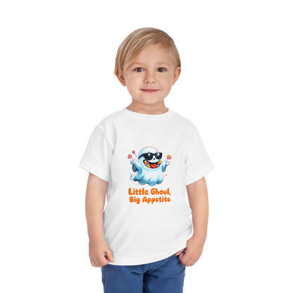 Toddler Halloween T-Shirt: Little Ghoul Big Appetite, Spooky Fun