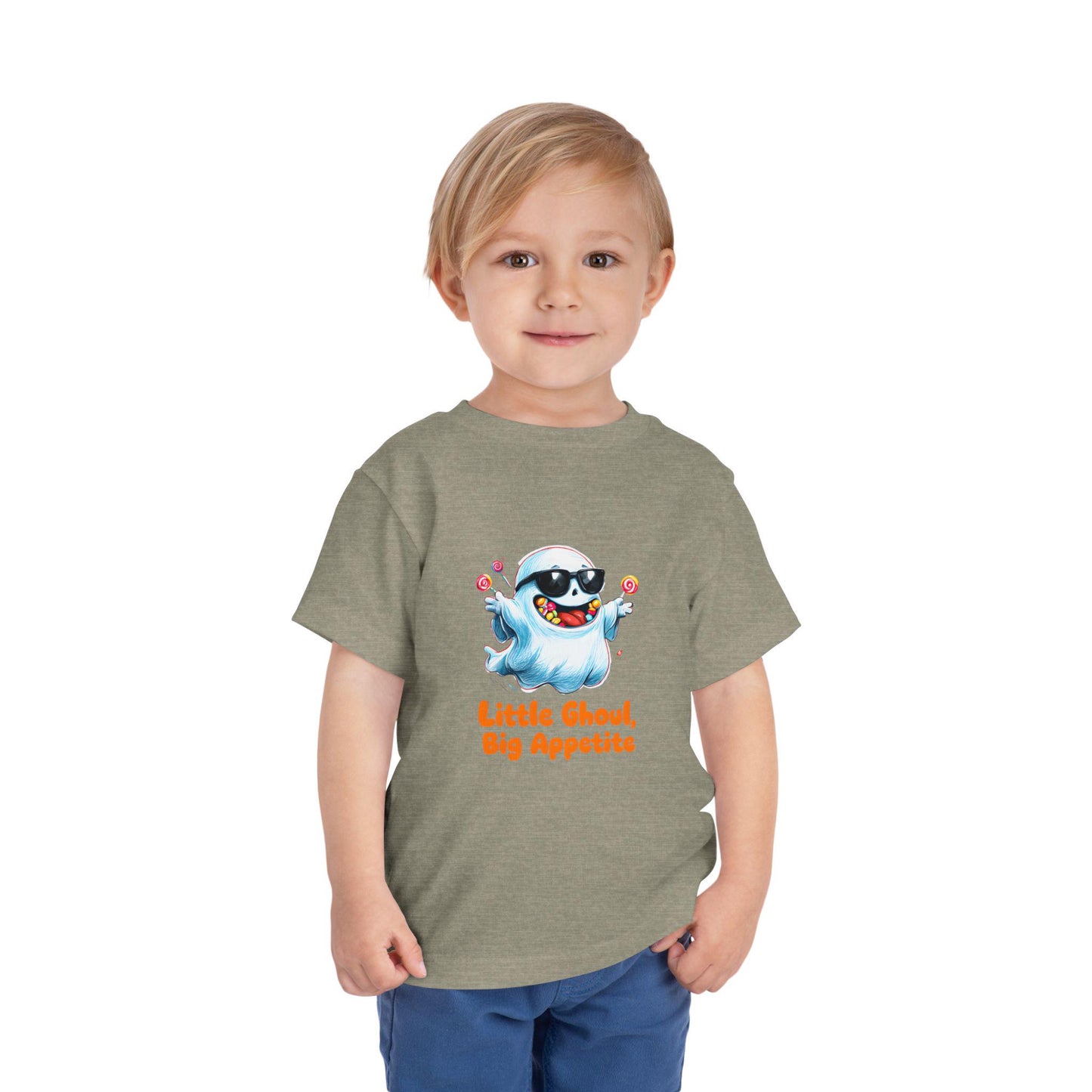 Toddler Halloween T-Shirt: Little Ghoul Big Appetite, Spooky Fun