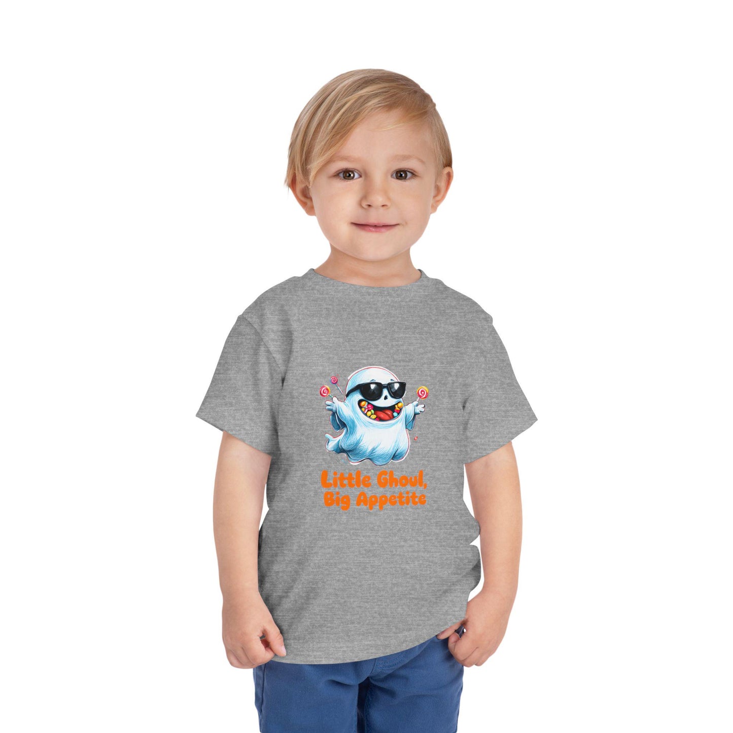 Toddler Halloween T-Shirt: Little Ghoul Big Appetite, Spooky Fun