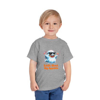 Toddler Halloween T-Shirt: Little Ghoul Big Appetite, Spooky Fun