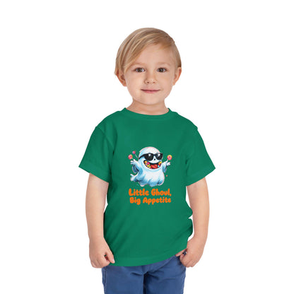 Toddler Halloween T-Shirt: Little Ghoul Big Appetite, Spooky Fun
