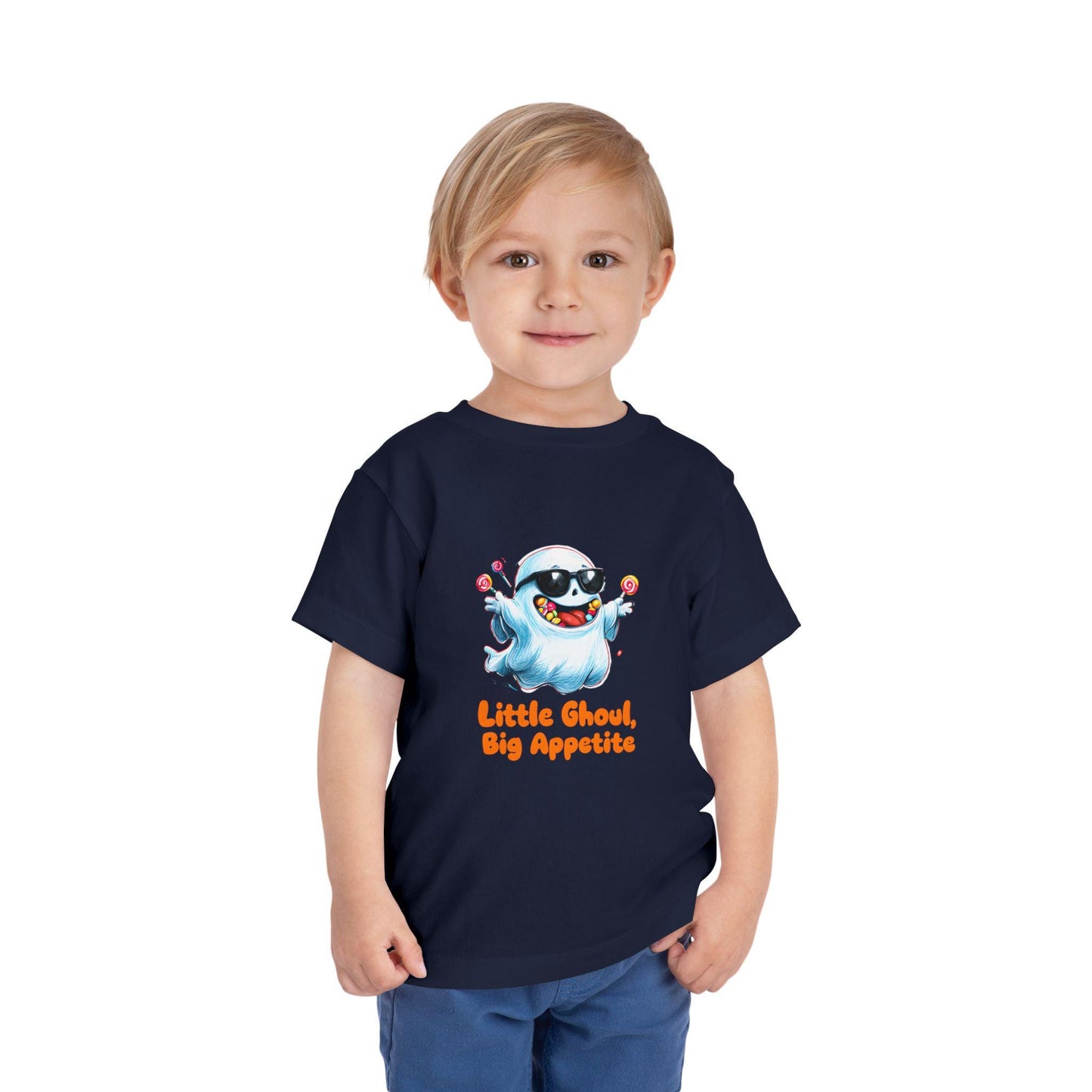 Toddler Halloween T-Shirt: Little Ghoul Big Appetite, Spooky Fun