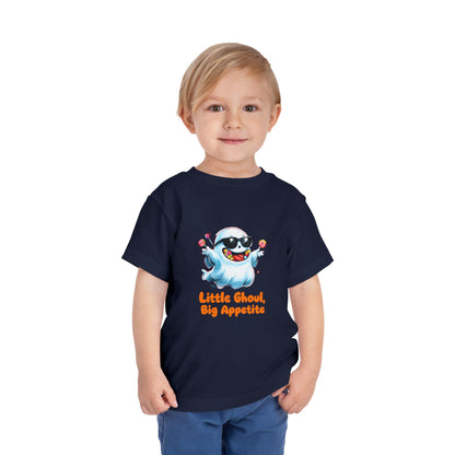 Toddler Halloween T-Shirt: Little Ghoul Big Appetite, Spooky Fun